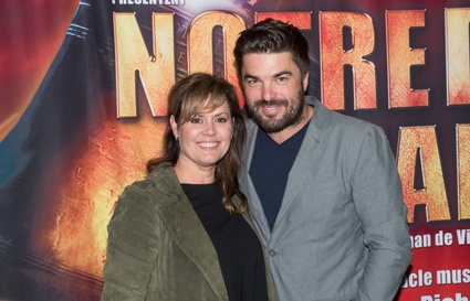 Patricia Paquin et Louis-François Marcotte à la première de Notre-Dame de Paris