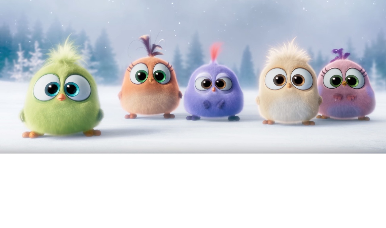 Les Hatchlings d'Angry Birds chantent Noël