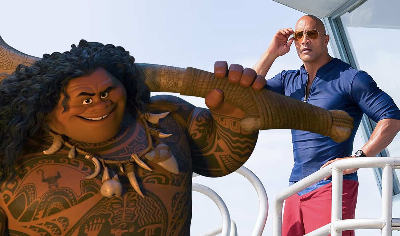 Image de l'article Vidéo : The Rock écoute Moana avec sa fille de 2 ans et c'est magique